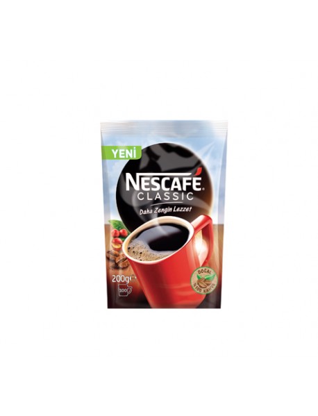 Nescafe Classic Çözünebilir Kahve 200 gr