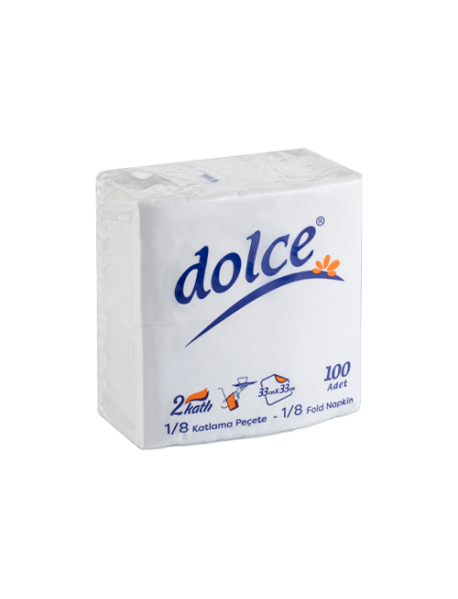 Dolce Garson Katlama Peçete | 1/8 Fold Napkin