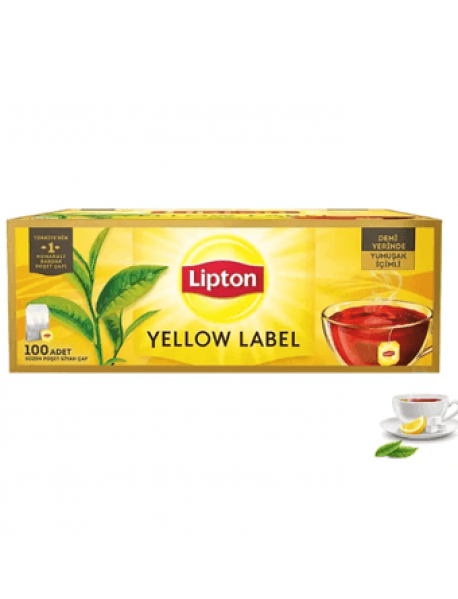 Lipton Yellow Label Bardak Poşet Çay 100'lü Lipton Yellow Label Bardak Poşet Çay 100'lü