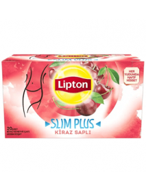 Lipton Slim Plus Kiraz Saplı Bardak Poşet Çay 20'li Lipton Slim Plus Kiraz Saplı Bardak Poşet Çay 20'li