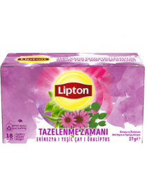 Lipton Tazelenme Zamanı Ekinezya ve Ökaliptus Bitki Çayı 18'li Lipton Tazelenme Zamanı Ekinezya ve Ökaliptus Bitki Çayı 18'li